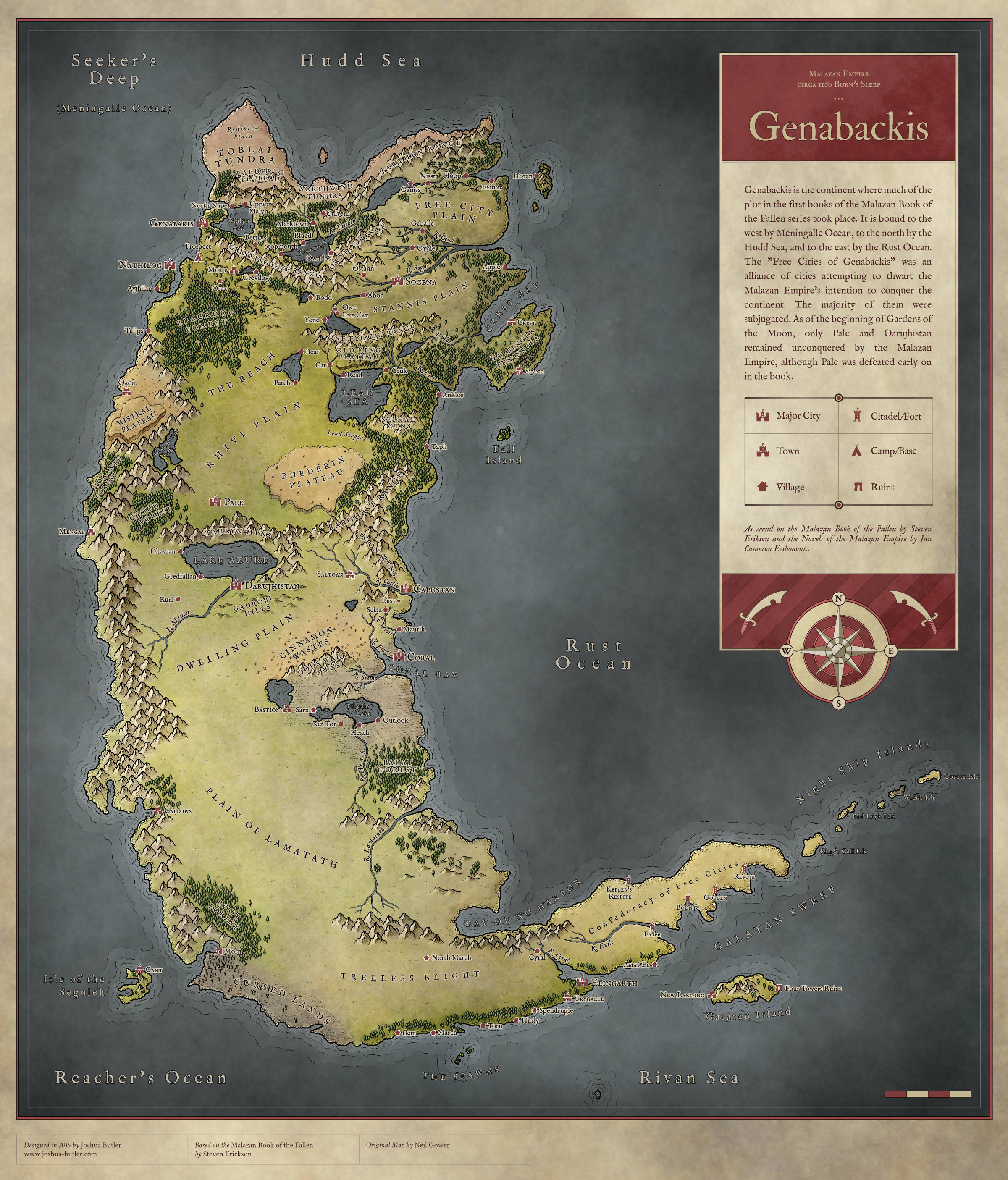 Malazan Map